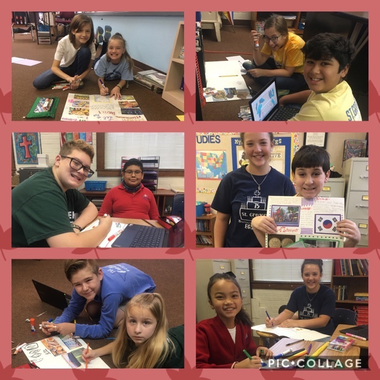 5th Graders created travel guides to gather information, practice web site navigation, write claims and paraphrase ideas  