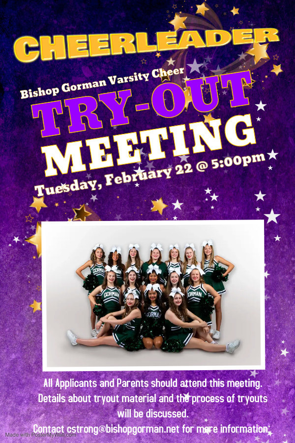 cheer try out meeting