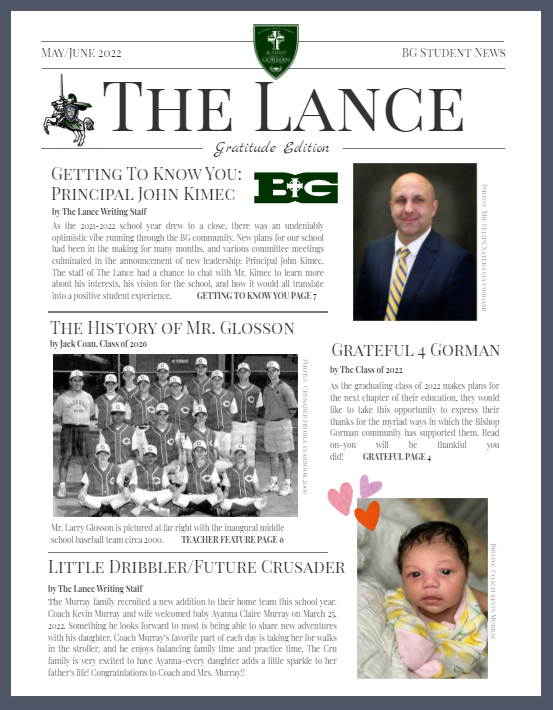The Lance Gratitude Edition front cover