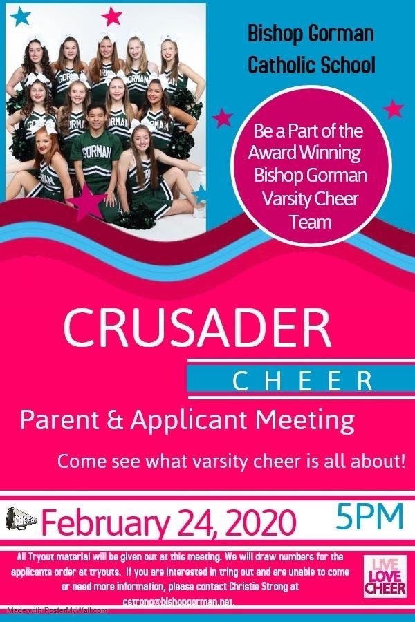 Cheer tryouts!