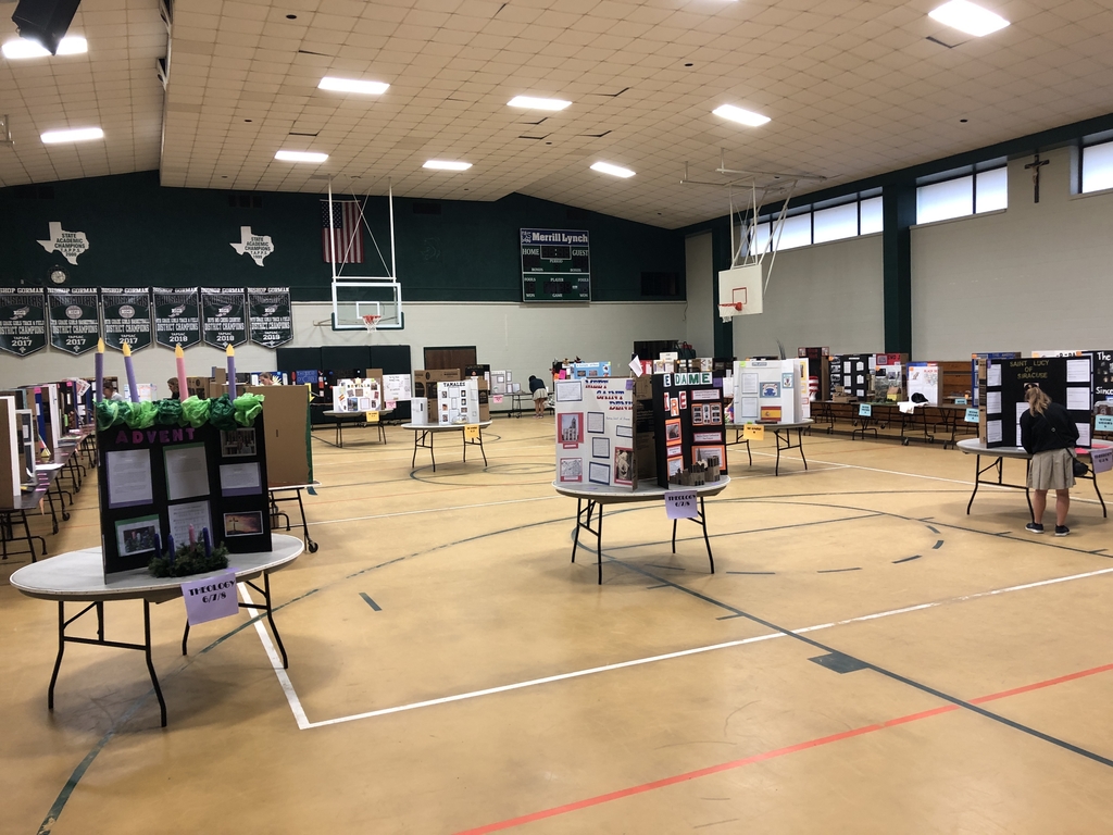 Middle School Academic Fair tonight from 5-6pm